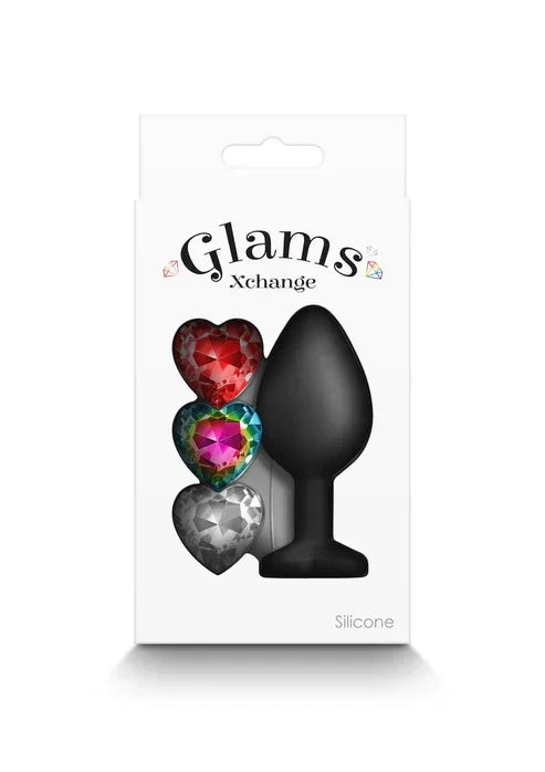 Glams Xchange Heart Medium by NS Novelties - Happytoys Sexshop: online sex shop for Feeling Happy & Easy 😊 - Discreet geleverd