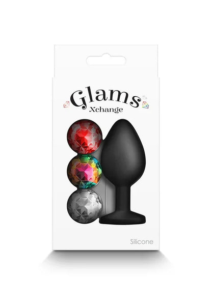 Glams Xchange Round Medium by NS Novelties - Happytoys Sexshop: online sex shop for Feeling Happy & Easy 😊 - Discreet geleverd