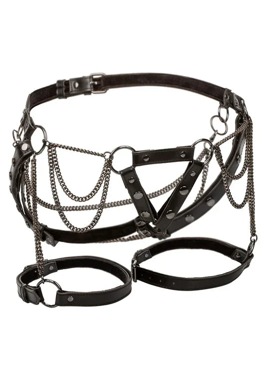 Harness With Chains by CalExotics - Happytoys Sexshop: Toys for Feeling Happy & Easy 😊 - Discreet geleverd