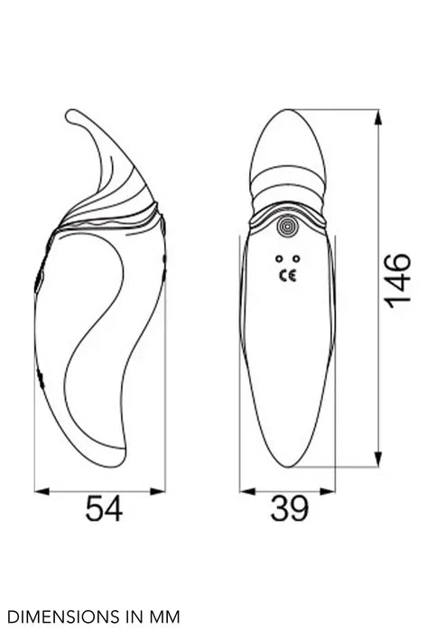 Hero Pulse Wave Massager by Zalo - Happytoys Sexshop: online sex shop for Feeling Happy & Easy 😊 - Discreet geleverd