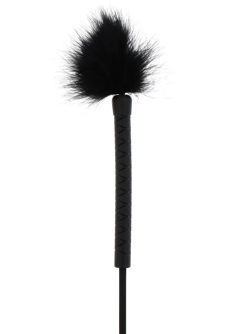 Hidden Desire Extreme Crop Whip & Feather Tickler - Happytoys Sexshop: Toys for Feeling Happy & Easy 😊 - Discreet geleverd
