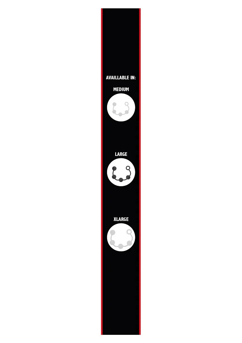 ♂ ♀ Hidden Desire Extreme Heavy Anal Balls Large - Happytoys Sexshop: Toys for Feeling Happy & Easy 😊 - Discreet geleverd
