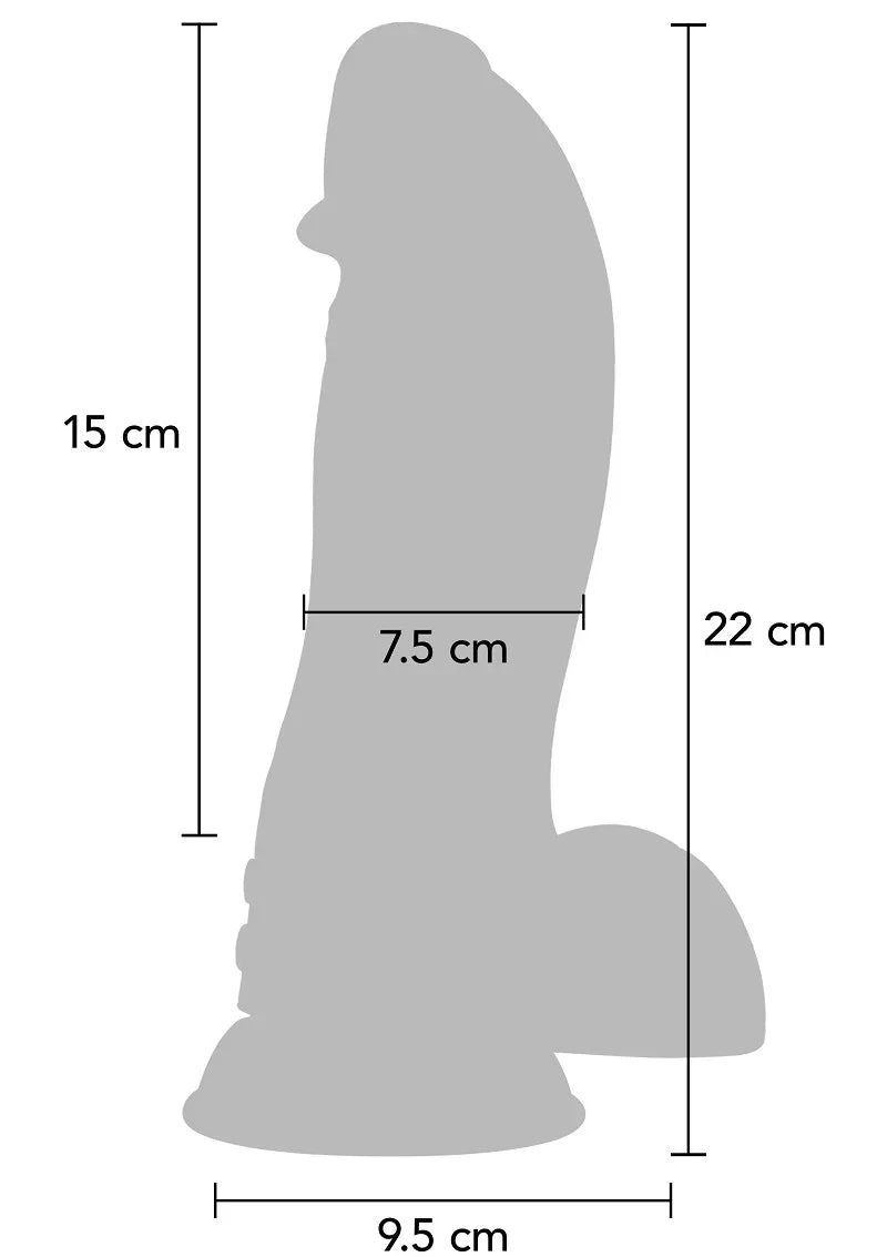 Extreme Vibrating Dinosaur Monster Dildo by Hidden Desire - Happytoys Sexshop: Toys for Feeling Happy & Easy 😊 - Discreet geleverd