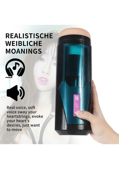 Hismith KlicLok Vibrating Stroker by HiSmith