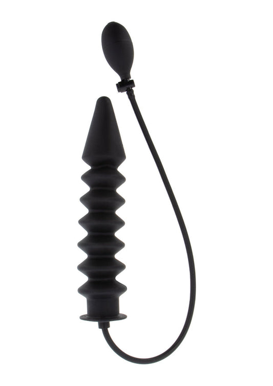 Inflatable_Ribbed_Plug_Expert_Buttplug_by_Hidden_Desire_Extreme | bestel discreet online bij Happytoys, de erotische webshop geleid door een vrouw.