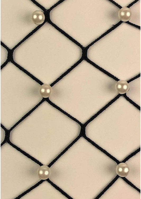 Leg Avenue Faux pearl fence net tights pantys met pareltjes @ Happytoys Sexshop: Toys for Feeling Happy & Easy 😊