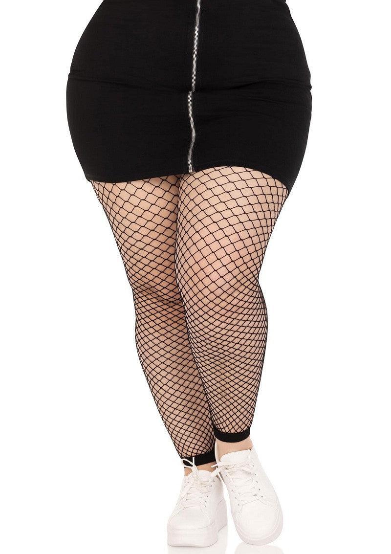 Leg Avenue Net footless tights + - Happytoys Sexshop: Toys for Feeling Happy & Easy 😊 - Discreet geleverd