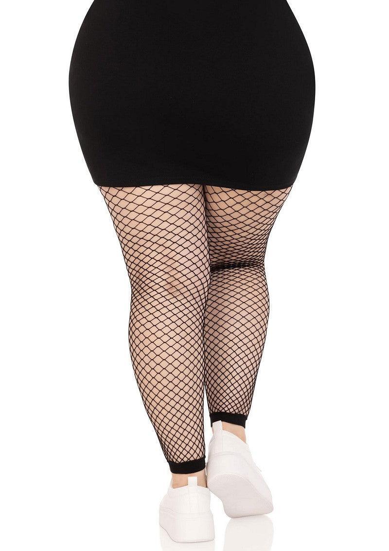Leg Avenue Net footless tights + - Happytoys Sexshop: Toys for Feeling Happy & Easy 😊 - Discreet geleverd