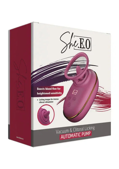 Licking Clitoral Automatic Pump by She.E.O.