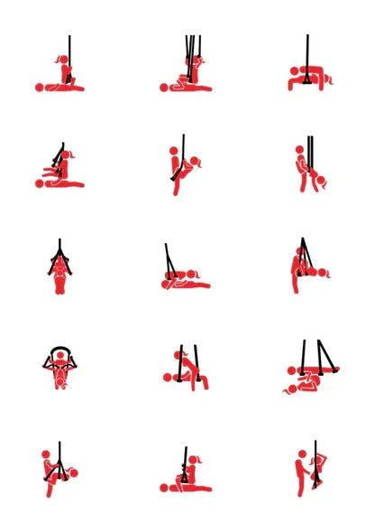 Lovers Swing With Stand @ Hidden Desire - Happytoys Sexshop: online sex shop for Feeling Happy & Easy 😊 - Discreet geleverd