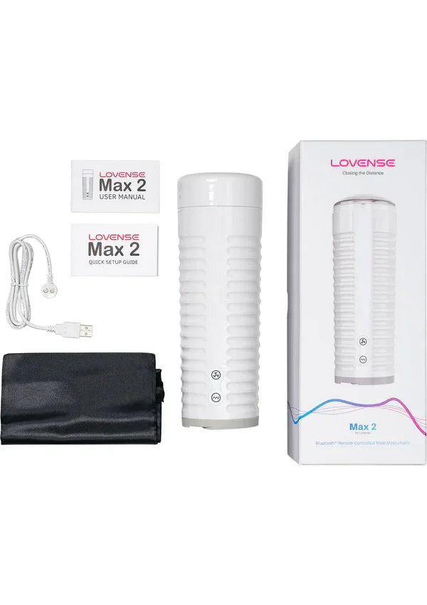 Max 2 stroker by Lovesense - Happytoys Sexshop: Toys for Feeling Happy & Easy 😊 - Discreet geleverd