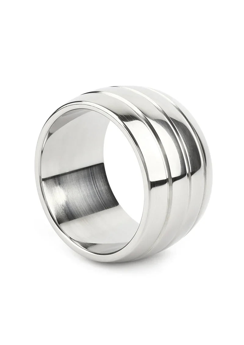 ♂ Mr. Steel Oval Barrel C-Ring 45mm - Happytoys Sexshop: Toys for Feeling Happy & Easy 😊 - Discreet geleverd