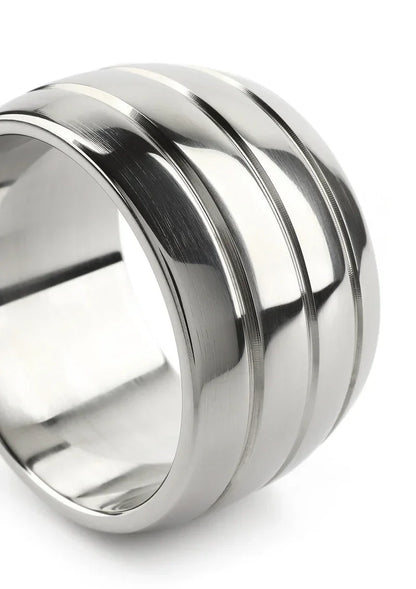 Oval Barrel C-Ring 45mm @ Mr Steel - Happytoys Sexshop: online sex shop for Feeling Happy & Easy 😊 - Discreet geleverd