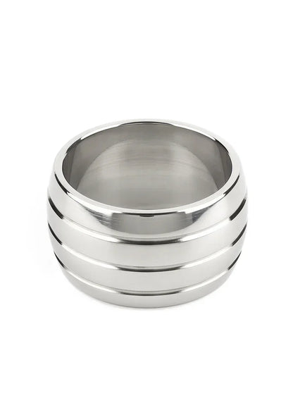 Oval Barrel C-Ring 45mm @ Mr Steel - Happytoys Sexshop: online sex shop for Feeling Happy & Easy 😊 - Discreet geleverd