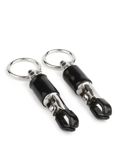Mr.SteelBarrelTitClampsWithRing1 @ Happytoys Sexshop: online sex shop for Feeling Happy & Easy 😊 the erotic store owned by a woman