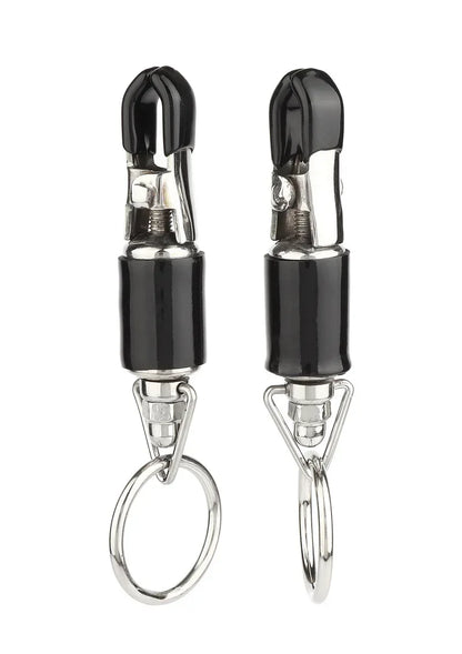Mr.SteelBarrelTitClampsWithRing2 @ Happytoys Sexshop: online sex shop for Feeling Happy & Easy 😊 the erotic store owned by a woman