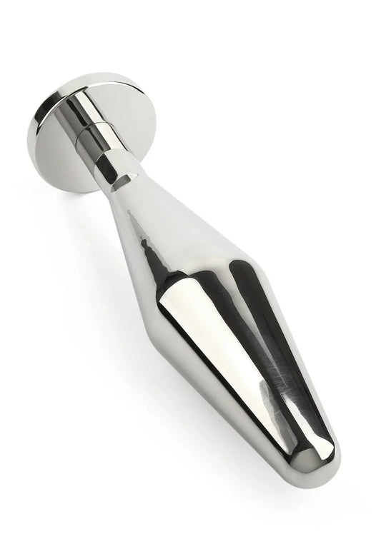Mr. Steel Classic Butt Plug Large - Happytoys Sexshop: Toys for Feeling Happy & Easy 😊 - Discreet geleverd