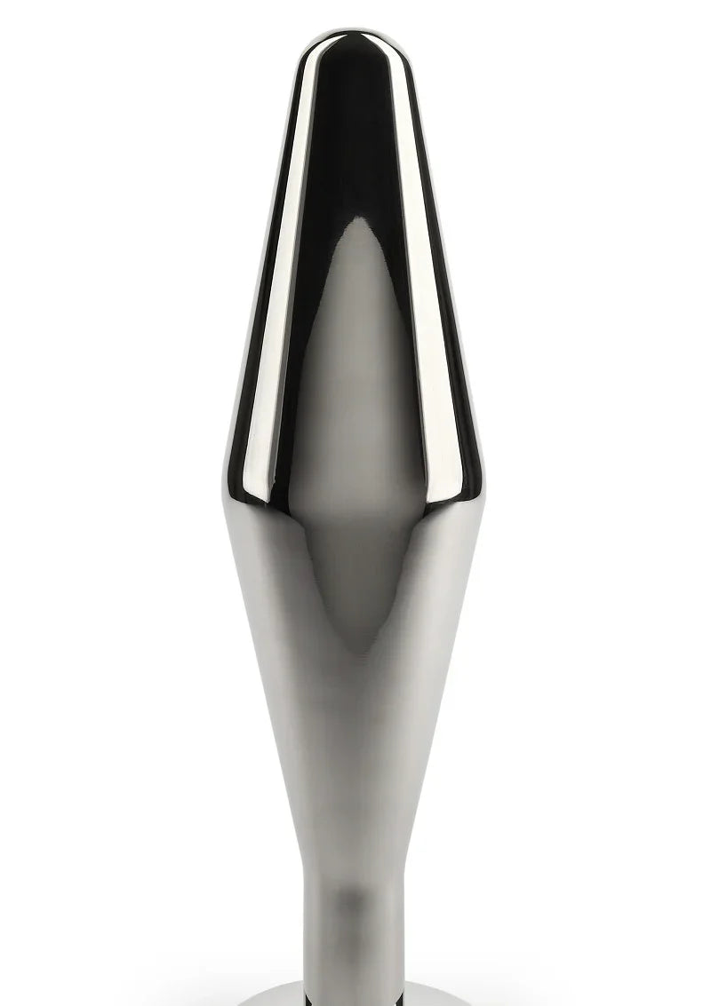 Mr. Steel Classic Butt Plug Large - Happytoys Sexshop: Toys for Feeling Happy & Easy 😊 - Discreet geleverd