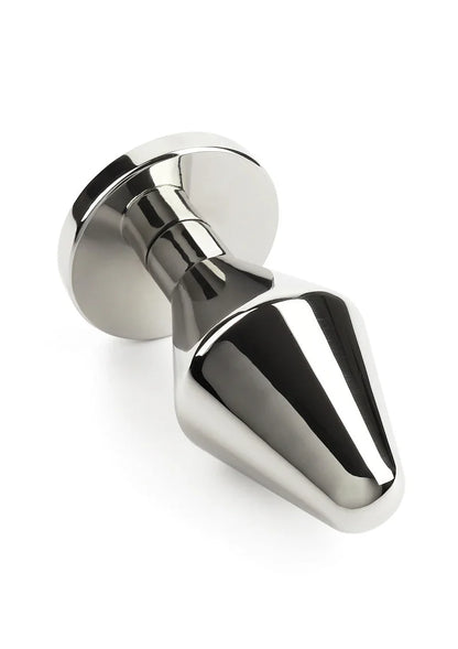 Mr. Steel Classic Butt Plug Medium - Happytoys Sexshop: online sex shop for Feeling Happy & Easy 😊 - Discreet geleverd