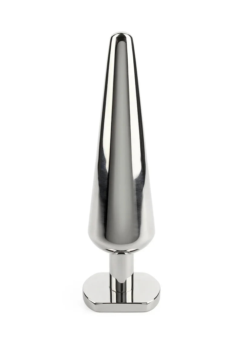 Mr. Steel Heavy Steel Butt Plug Large - Happytoys Sexshop: Toys for Feeling Happy & Easy 😊 - Discreet geleverd