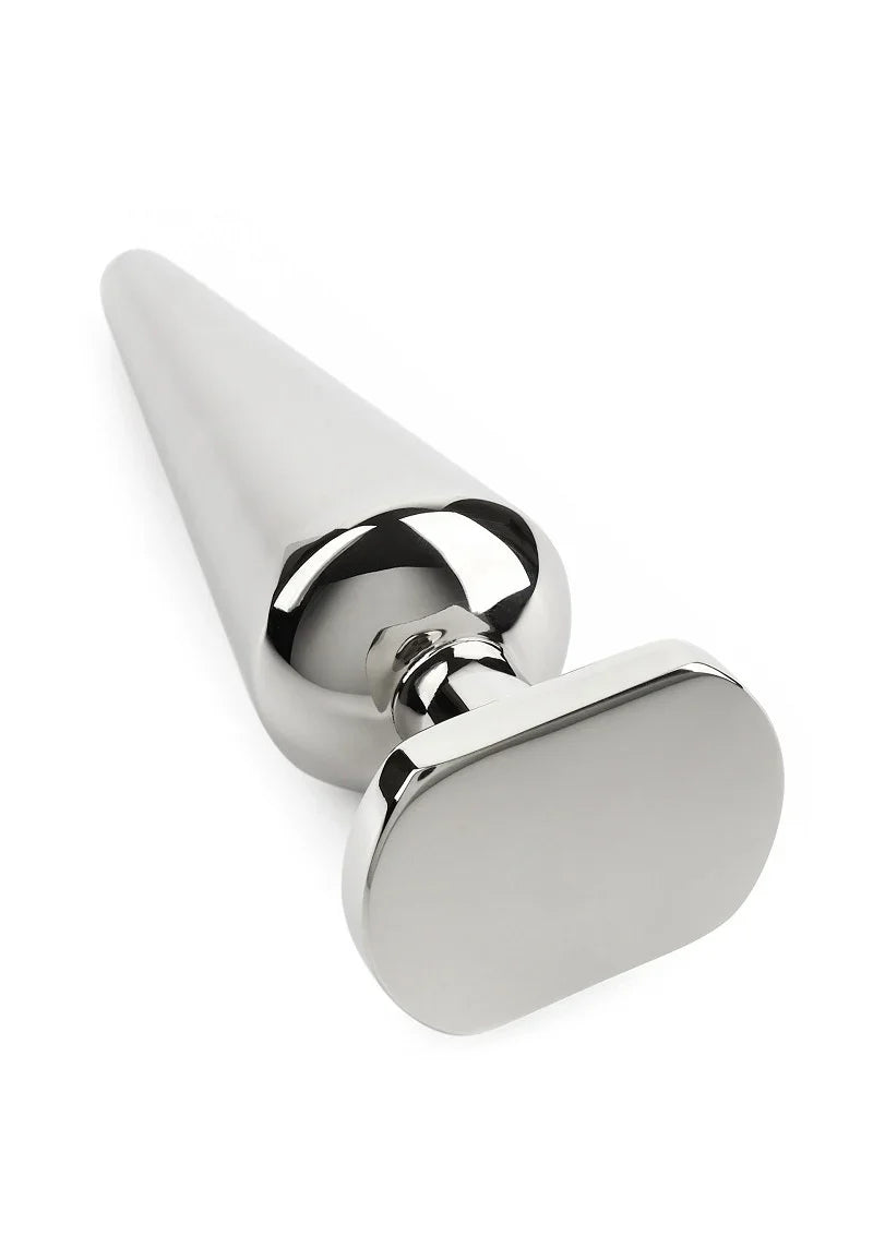 Mr. Steel Heavy Steel Butt Plug Large - Happytoys Sexshop: Toys for Feeling Happy & Easy 😊 - Discreet geleverd
