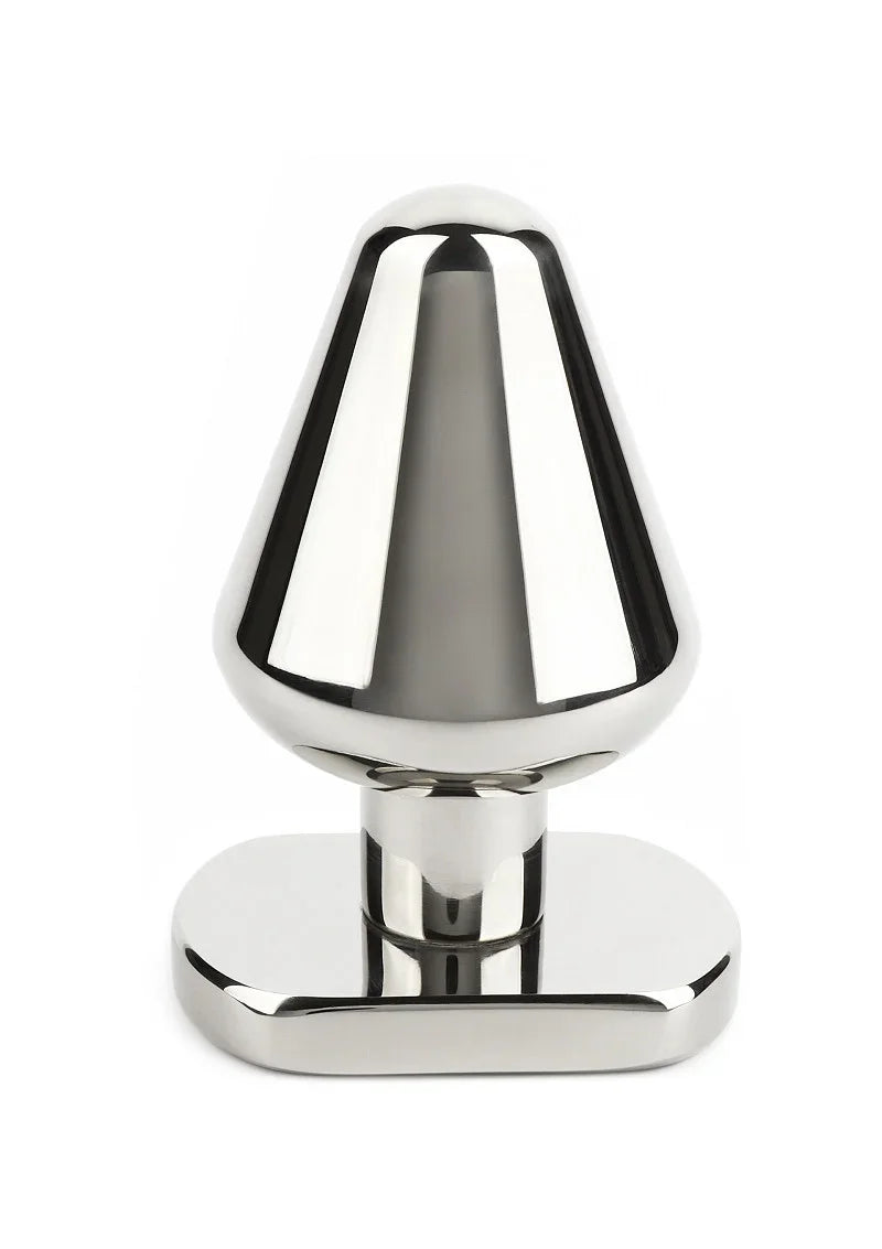 Mr. Steel Heavy Steel Butt Plug Small - Happytoys Sexshop: Toys for Feeling Happy & Easy 😊 - Discreet geleverd