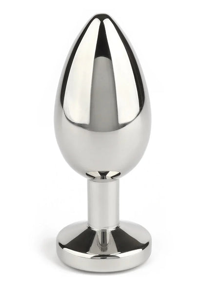 Mr. Steel Jewled Butt Plug Medium (Pink) - Happytoys Sexshop: online sex shop for Feeling Happy & Easy 😊 - Discreet geleverd