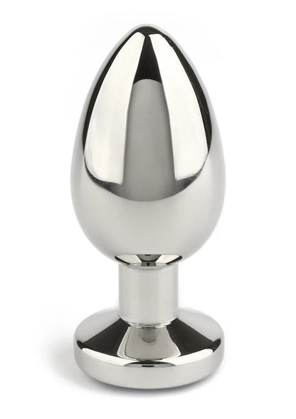 Mr. Steel Jewled Butt Plug Small (Blue) - Happytoys Sexshop: online sex shop for Feeling Happy & Easy 😊 - Discreet geleverd