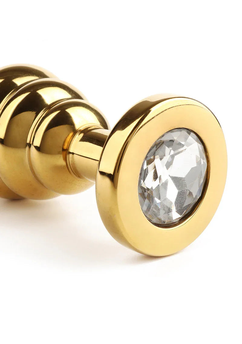 Mr. Steel Twister Butt plug Medium - Happytoys Sexshop: Toys for Feeling Happy & Easy 😊 - Discreet geleverd
