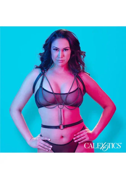 Multi Chain Halter Plus by CalExotics - Happytoys Sexshop: online sex shop for Feeling Happy & Easy 😊 - Discreet geleverd