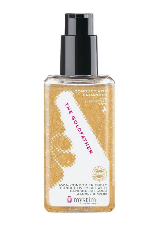 MyStim Goldfather Glijmiddel 250ml - Happytoys Sexshop: Toys for Feeling Happy & Easy 😊 - Discreet geleverd