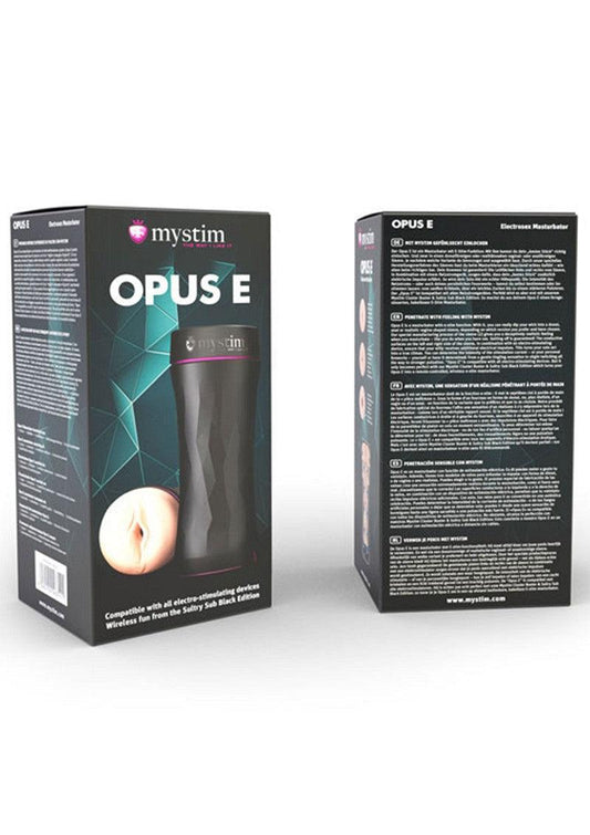 MyStim Opus E Masturbator Vagina Stroker - Happytoys Sexshop: Toys for Feeling Happy & Easy 😊 - Discreet geleverd