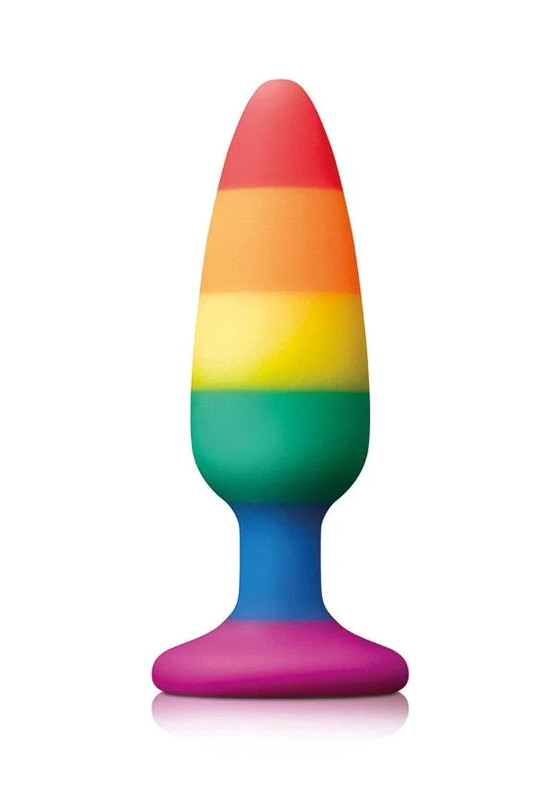 NS Novelties Colours Pride Edition Pleasure Plug Medium Butplug - Happytoys Sexshop: Toys for Feeling Happy & Easy 😊 - Discreet geleverd