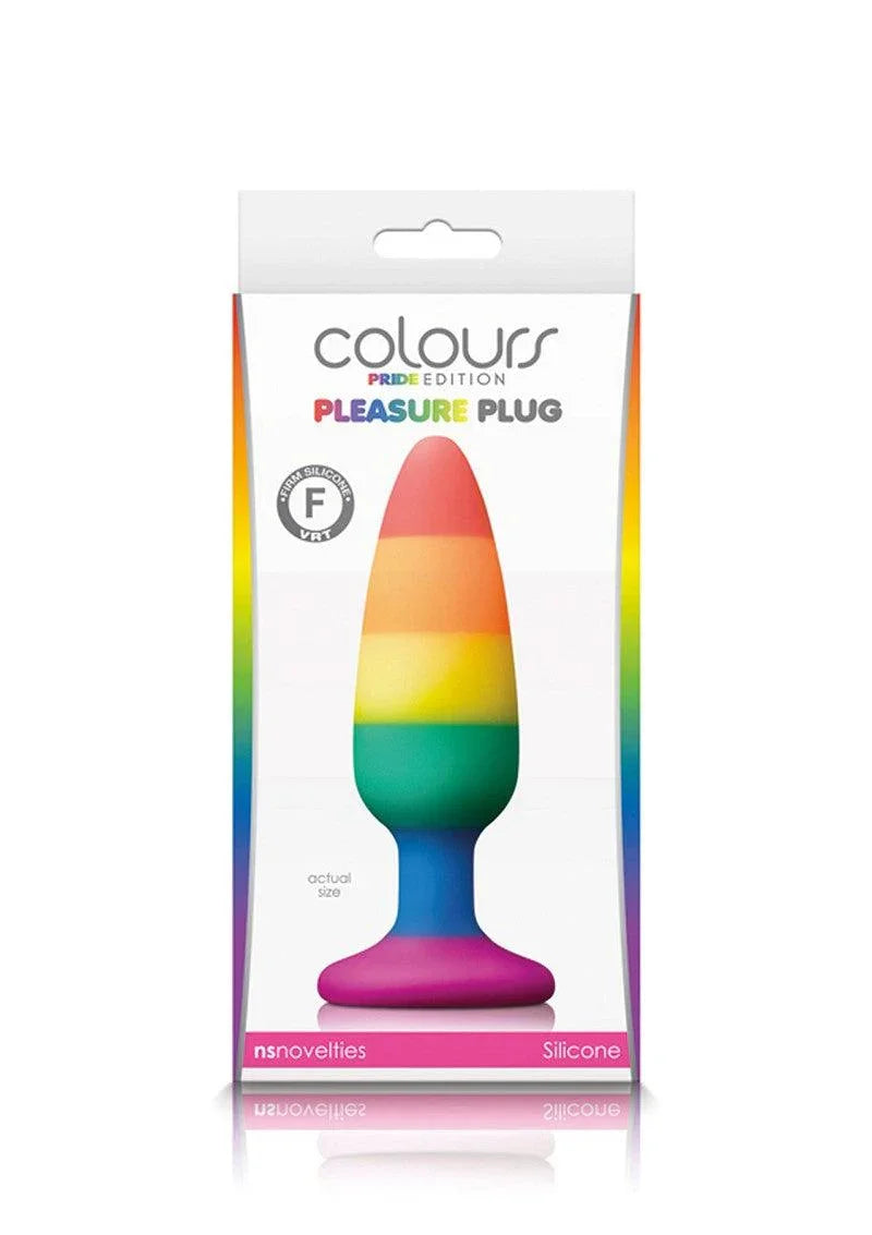 NS Novelties Colours Pride Edition Pleasure Plug Medium Butplug - Happytoys Sexshop: Toys for Feeling Happy & Easy 😊 - Discreet geleverd