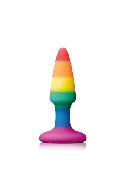 NS Novelties Colours Pride Edition Pleasure Plug Mini Butplug met zuignap - Happytoys Sexshop: Toys for Feeling Happy & Easy 😊 - Discreet geleverd