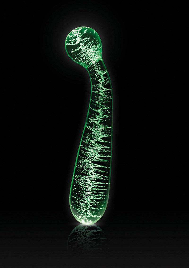 NS Novelties Firefly Glass G Spot Glow Wand lichtgevende Dildo - Happytoys Sexshop: Toys for Feeling Happy & Easy 😊 - Discreet geleverd