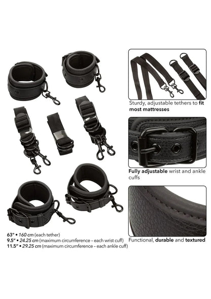 Nocturnal Bed Restraints by CalExotics - Happytoys Sexshop: Toys for Feeling Happy & Easy 😊 - Discreet geleverd