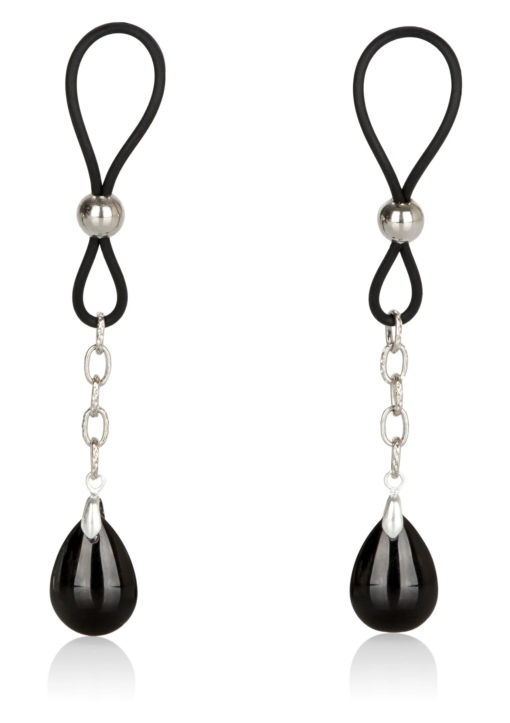 Beste vandaag nog: Nonpierce Nipple Jewelry by CalExotics Nipple Play - bij Happytoys Sexshop: online sex shop for Feeling Happy & Easy 😊 - Default Title - 12950 - BLACK