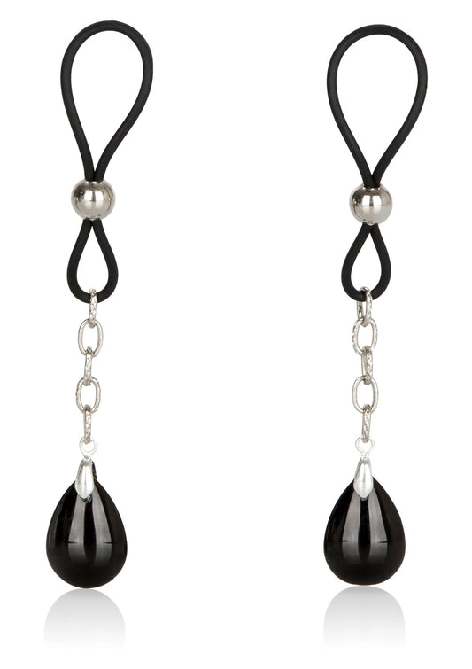 Beste vandaag nog: Nonpierce Nipple Jewelry by CalExotics Nipple Play - bij Happytoys Sexshop: online sex shop for Feeling Happy & Easy 😊 - Default Title - 12950 - BLACK