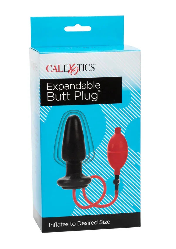 Expandable Butt Plug Opblaasbare Buttplug by CalExotics - Happytoys Sexshop: Toys for Feeling Happy & Easy 😊 - Discreet geleverd