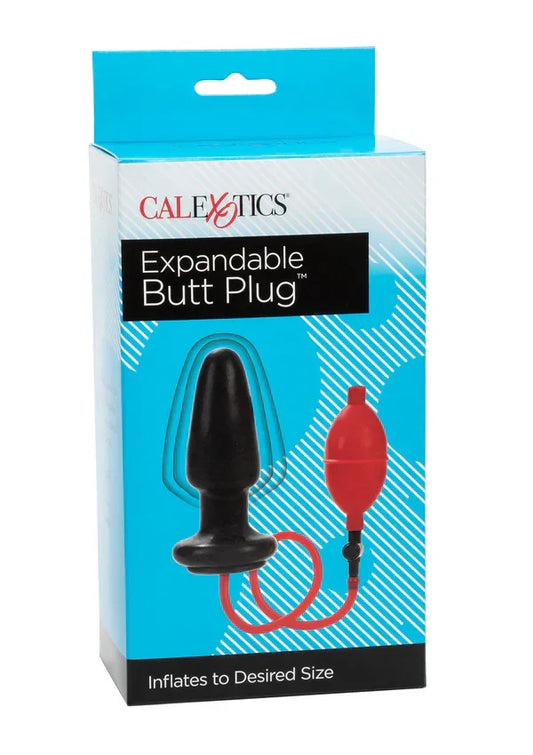 Expandable Butt Plug Opblaasbare Buttplug by CalExotics - Happytoys Sexshop: Toys for Feeling Happy & Easy 😊 - Discreet geleverd