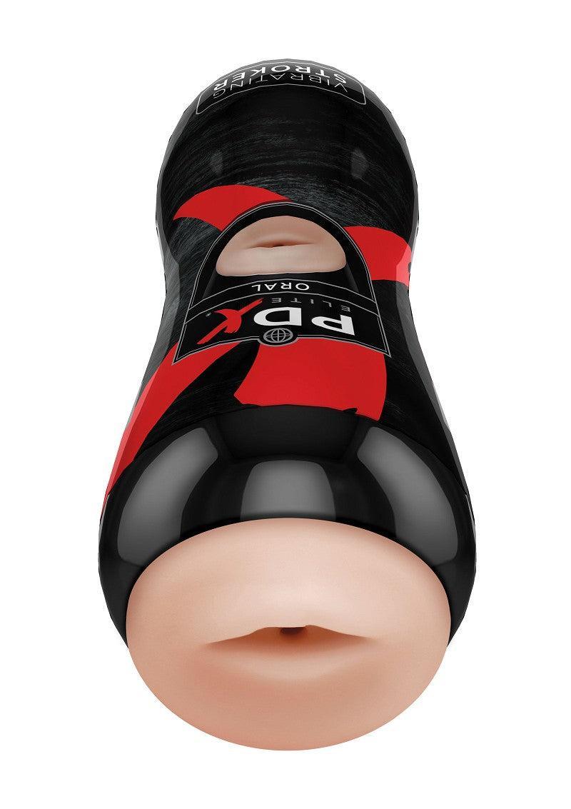 Pipedream PDX Elite Vibrating Stroker Oral - Happytoys Sexshop: Toys for Feeling Happy & Easy 😊 - Discreet geleverd