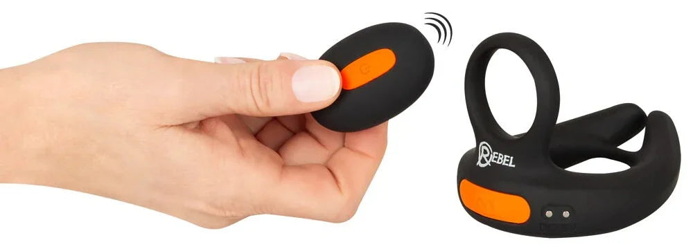 RC Scrotum Stimulator with Vibrations by Rebel - Happytoys Sexshop: Toys for Feeling Happy & Easy 😊 - Discreet geleverd