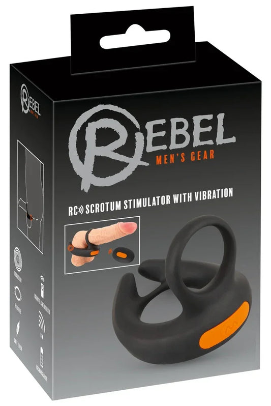 RC Scrotum Stimulator with Vibrations by Rebel - Happytoys Sexshop: Toys for Feeling Happy & Easy 😊 - Discreet geleverd