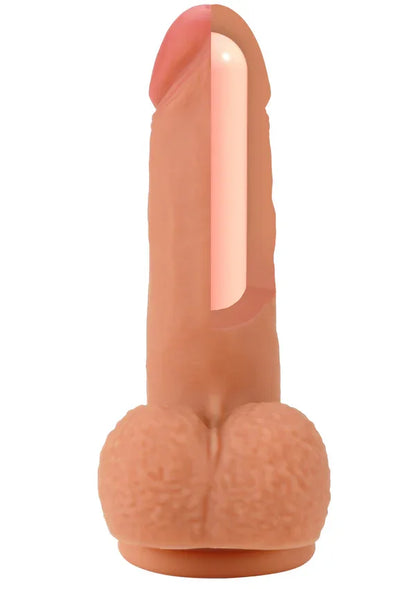 Realistic Dildo Liquid Silicone 18 cm by Hidden Desire - Happytoys Sexshop: Toys for Feeling Happy & Easy 😊 - Discreet geleverd