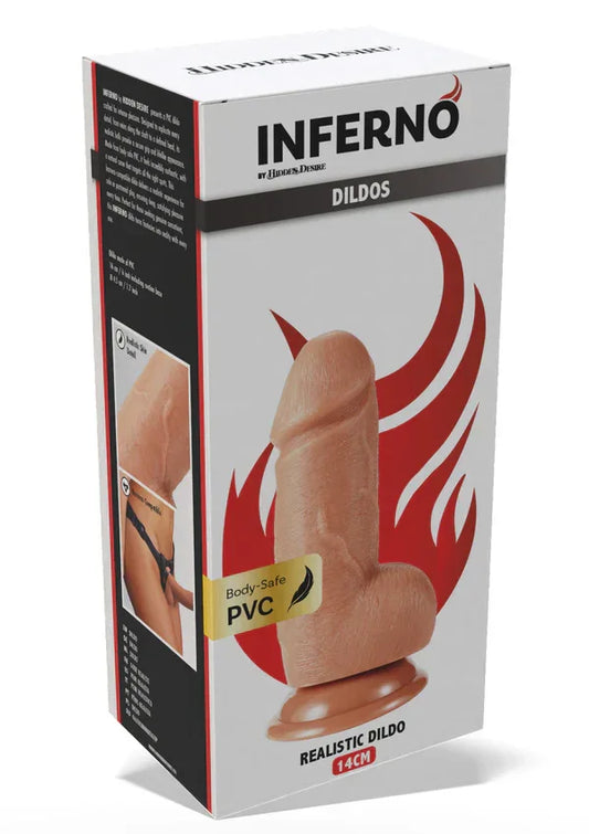 Realistic Dildo PVC 14 cm by Hidden Desire - Happytoys Sexshop: Toys for Feeling Happy & Easy 😊 - Discreet geleverd