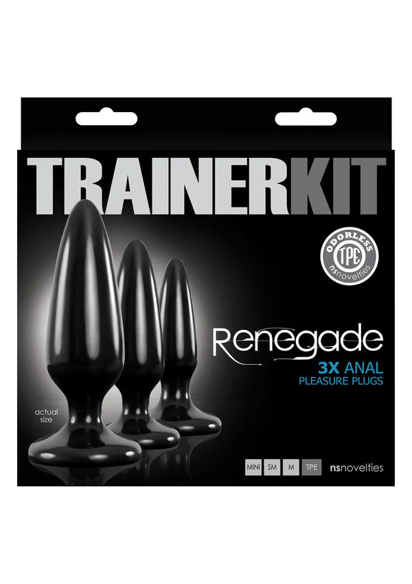 Renegade Pleasure Plug 3pc Trainer Kit by NS Novelties