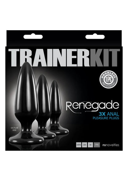 Renegade Pleasure Plug 3pc Trainer Kit by NS Novelties