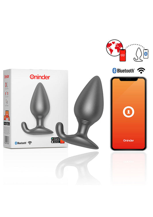 Rio_Vibrating_Anal_Plug_App_by_Oninder | bestel discreet online bij Happytoys, de erotische webshop geleid door een vrouw.