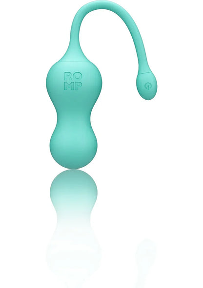 Teal G-spot tipvibrator met ergonomische vorm en gebogen halslus